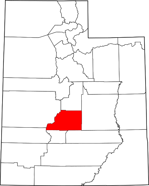 Sevier county i Utah