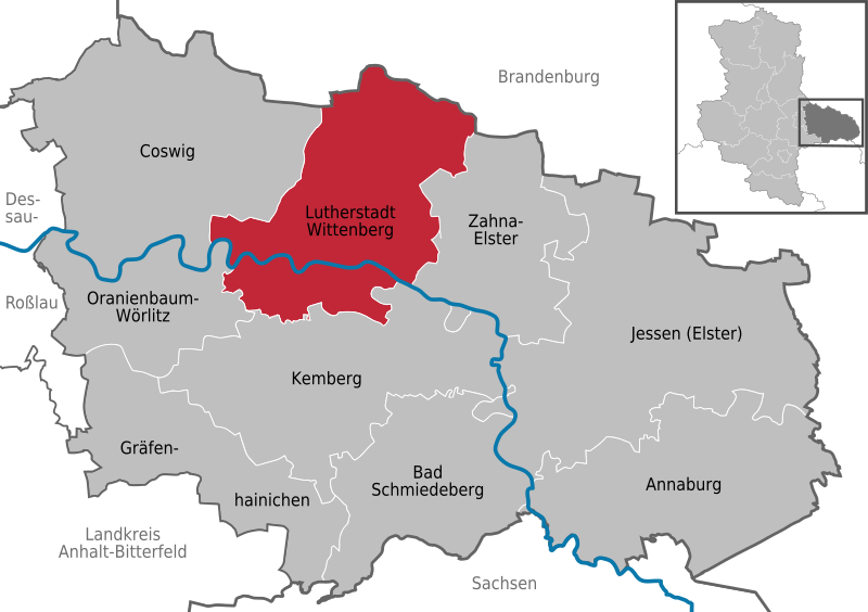 Wittenberg i landkries Wittenberg i Sachsen-Anhalt