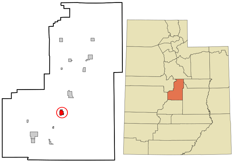 Maniti city i Sanpete county i Utah