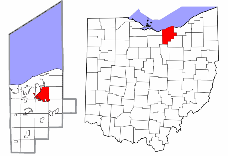 Elyria city i Lorain county i Ohio
