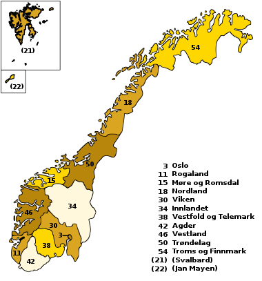 Norges fylken 1905-