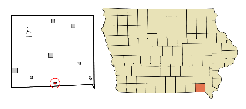 Mount Sterling city i Van Buren county i Iowa