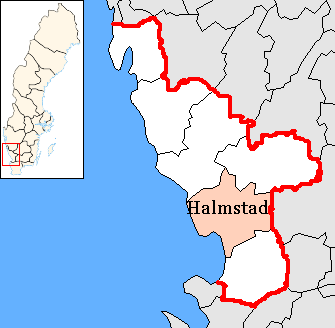 Halmstad kommun i Halland