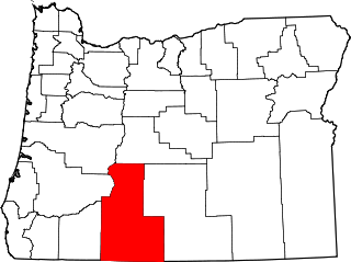 Klamath county i Oregon