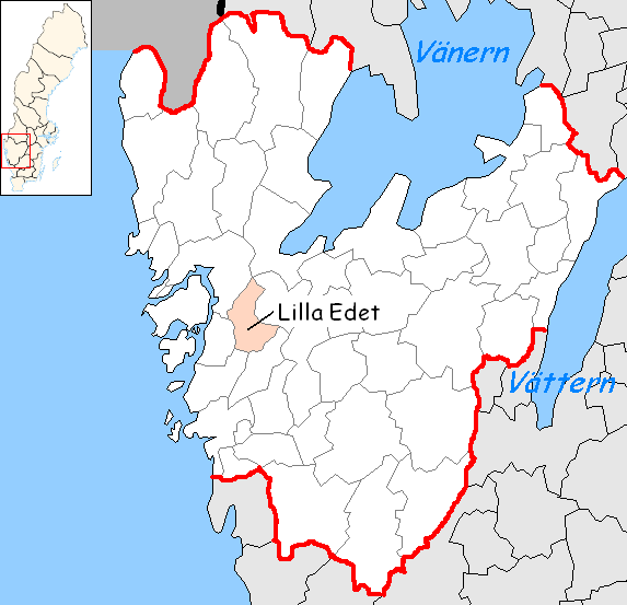 Lilla Edets kommun i Västra Götaland
