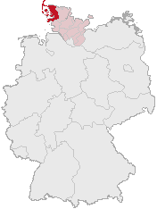 Kreises Nordfriesland i Tyskland