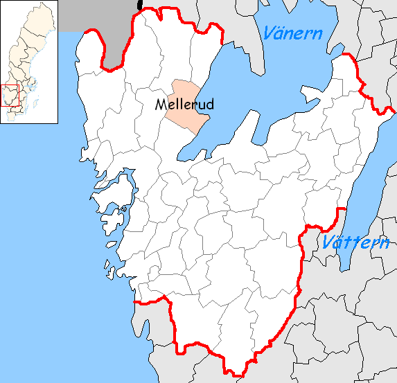 Melleruds kommun i Västra Götalands län