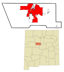 Albuquerque city i Bernalillo county