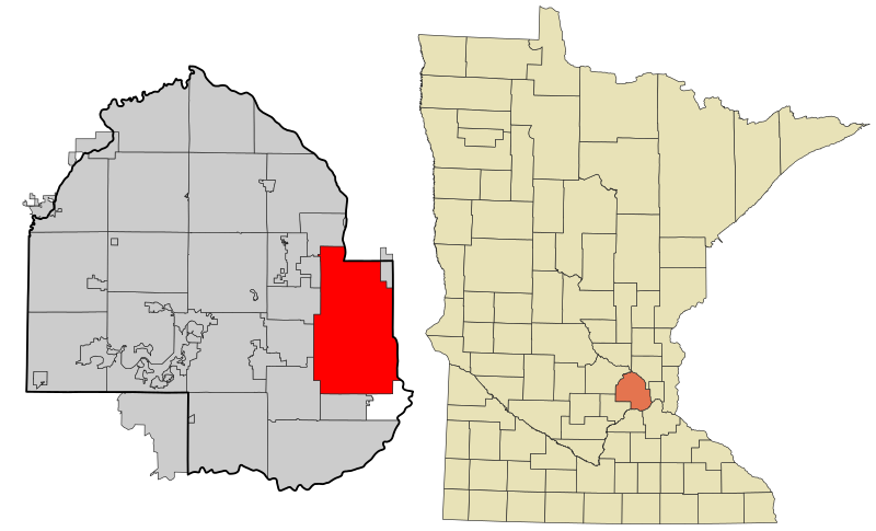 Minneapolis city i Hennepin county i Minnesota